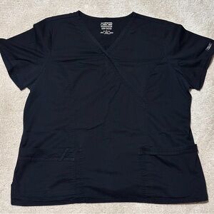 Cherokee Black Scrub Top